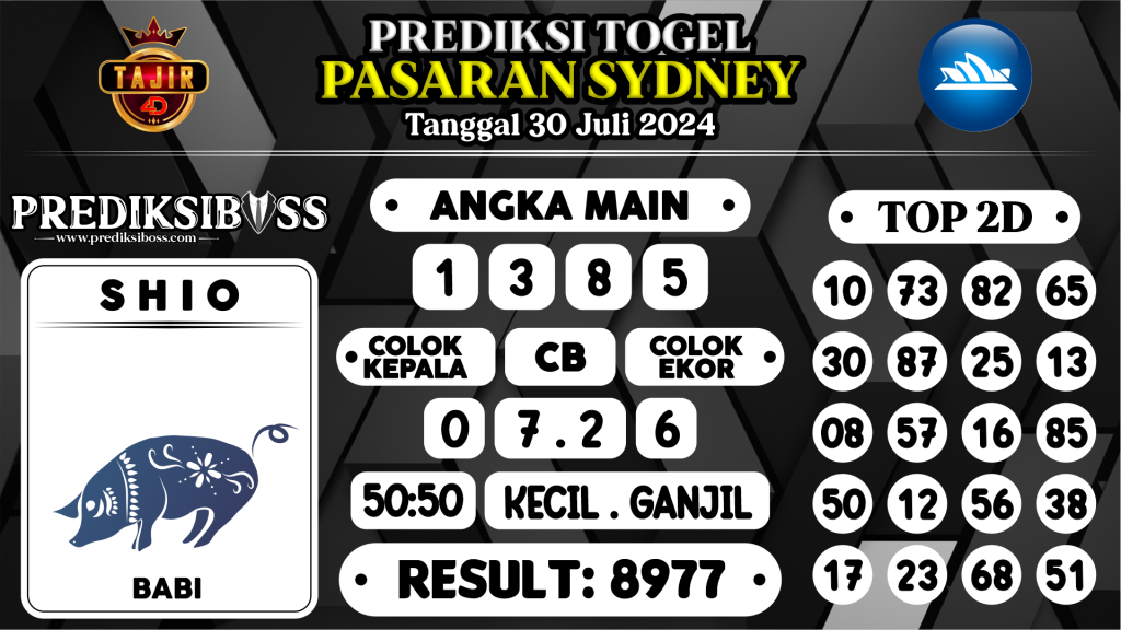 https://prediksibosstrio.com/prediksi-boss-togel-sidney-selasa-30-juli-2024/