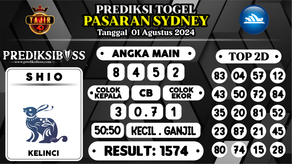 https://prediksibosstrio.com/prediksi-boss-togel-sidney-kamis-01-agustus-2024/