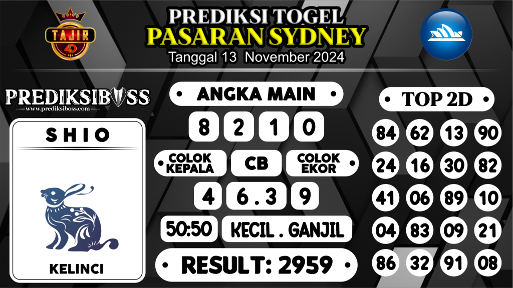 https://prediksibosstrio.com/prediksi-boss-togel-sidney-rabu-13-november-2024/