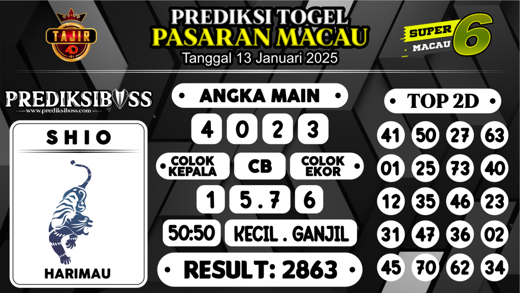 https://prediksibosstrio.com/prediksi-boss-togel-macau-senin-13-januari-2025/