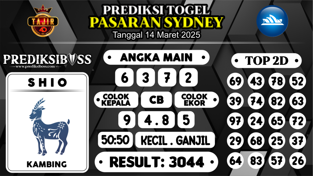 https://prediksibosstrio.com/prediksi-boss-togel-sidney-jumat-14-maret-2025/