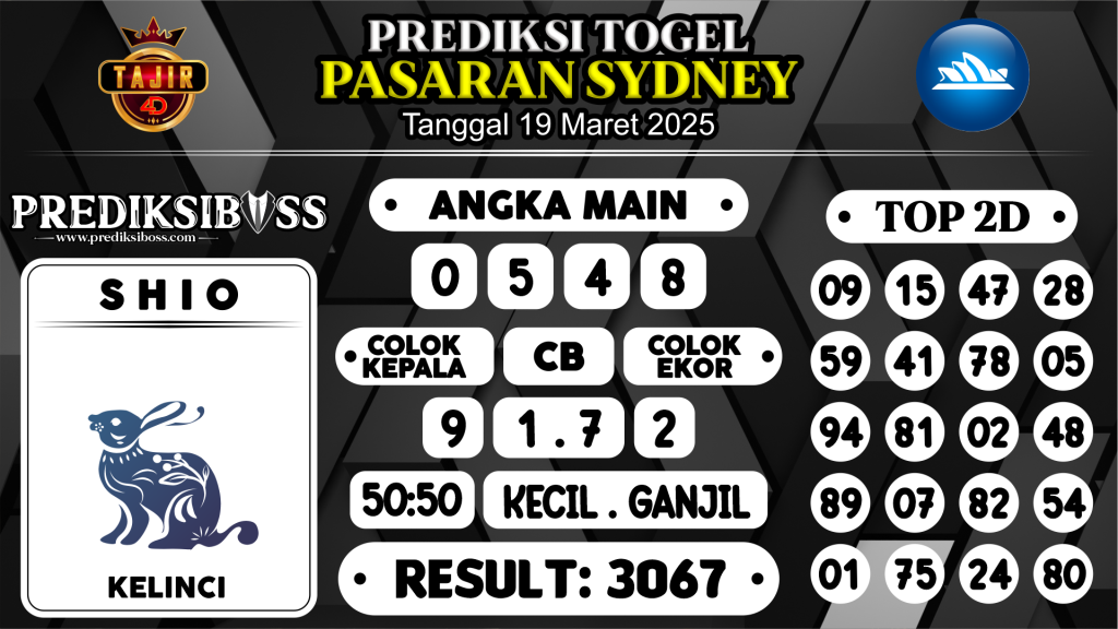 https://prediksibosstrio.com/prediksi-boss-togel-sidney-rabu-19-maret-2025/