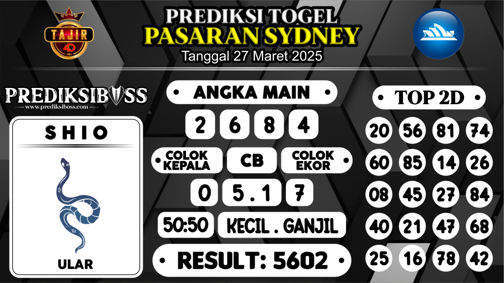 https://prediksibosstrio.com/prediksi-boss-togel-sidney-kamis-27-maret-2025/