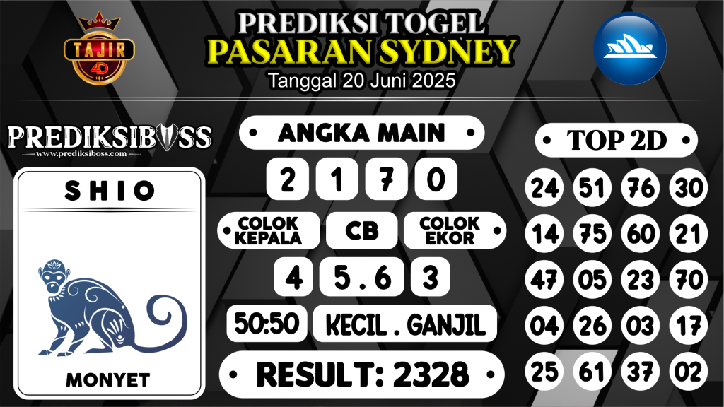 https://prediksibosstrio.com/prediksi-boss-togel-sidney-jumat-20-juni-2025/